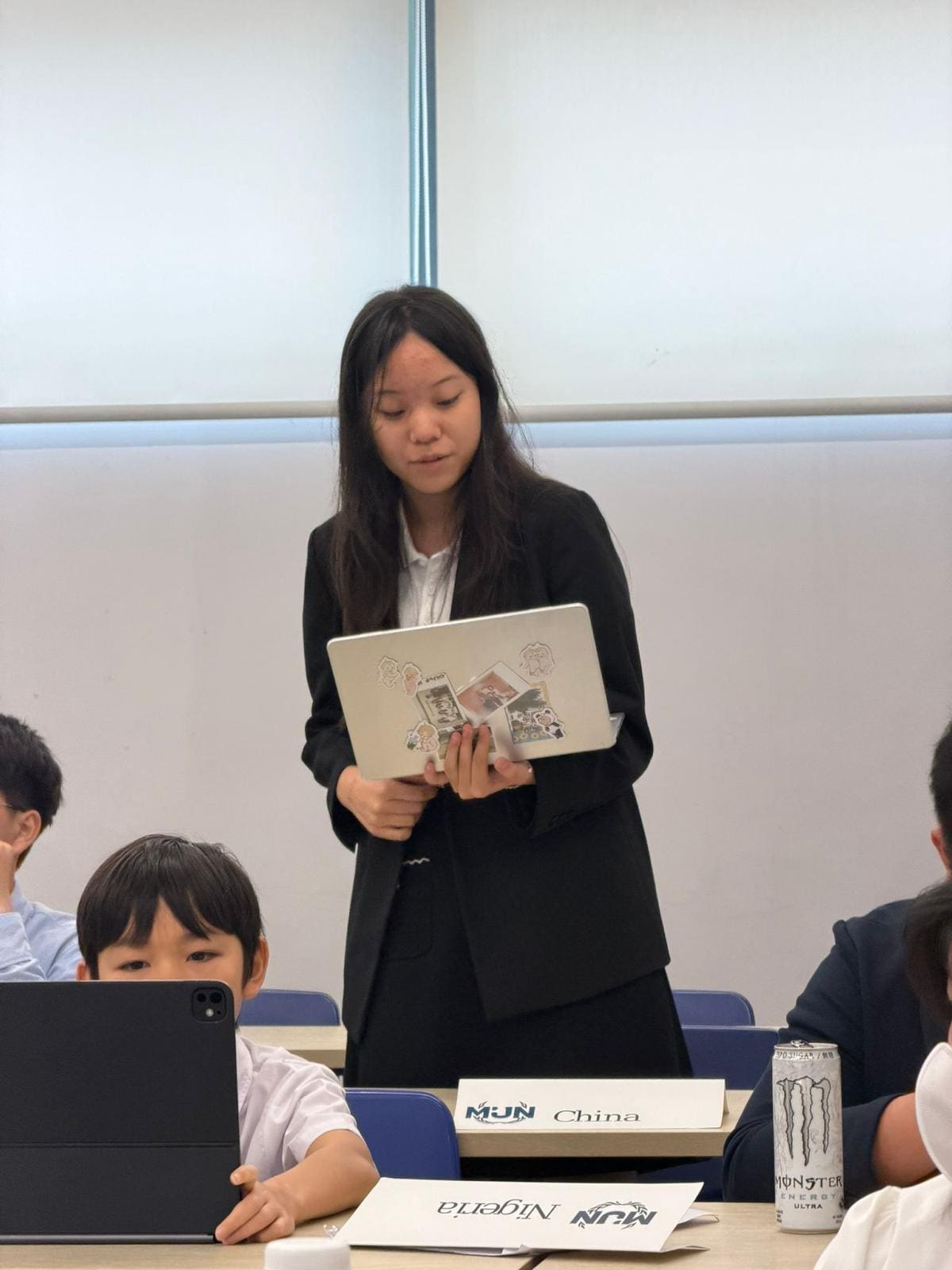 Delegate for China delivering a position speech